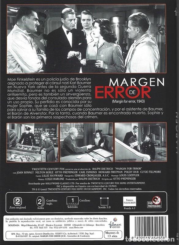 Cine: MARGEN DE ERROR JOAN BENNETT - Foto 2