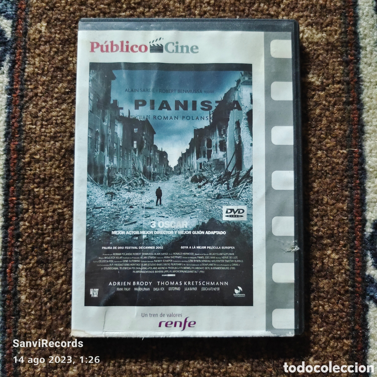 Cinema: PEL&Iacute;CULA DVD: EL PIANISTA (ADRIEN BRODY...) (DEAPLANETA HOME ENTERTAINMENT)