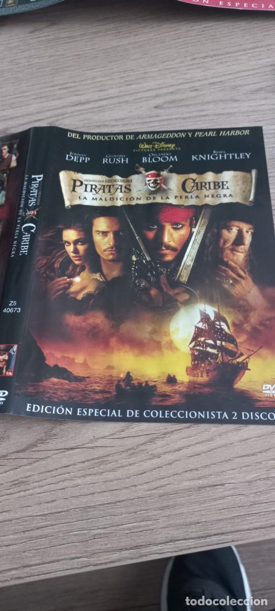 Cine: Caratula dvd piratas del caribe la maldici&oacute;n de la perla negra