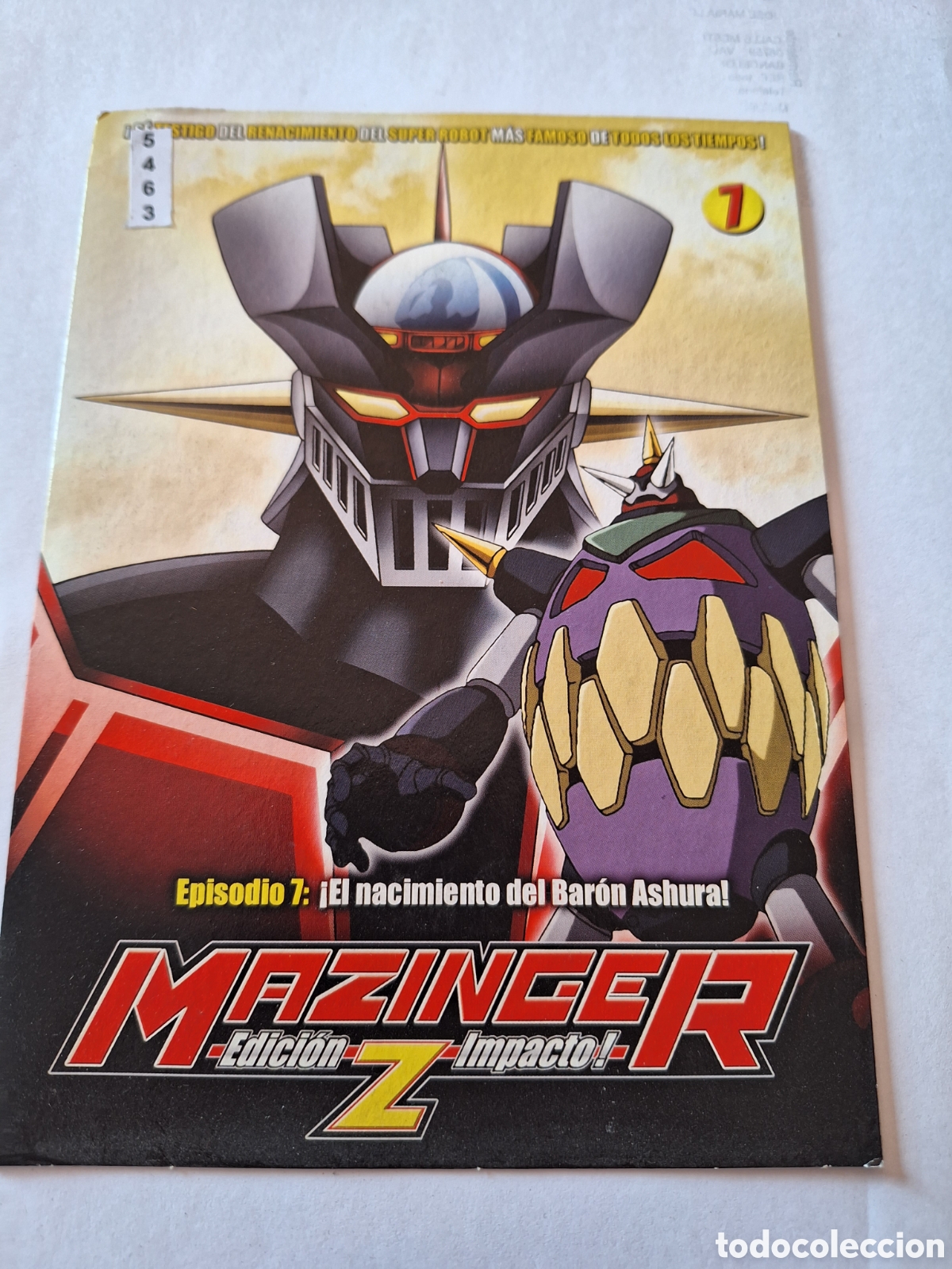 Cine: CNT5463 mazinger z vol.7 DVD EDICION CARTON