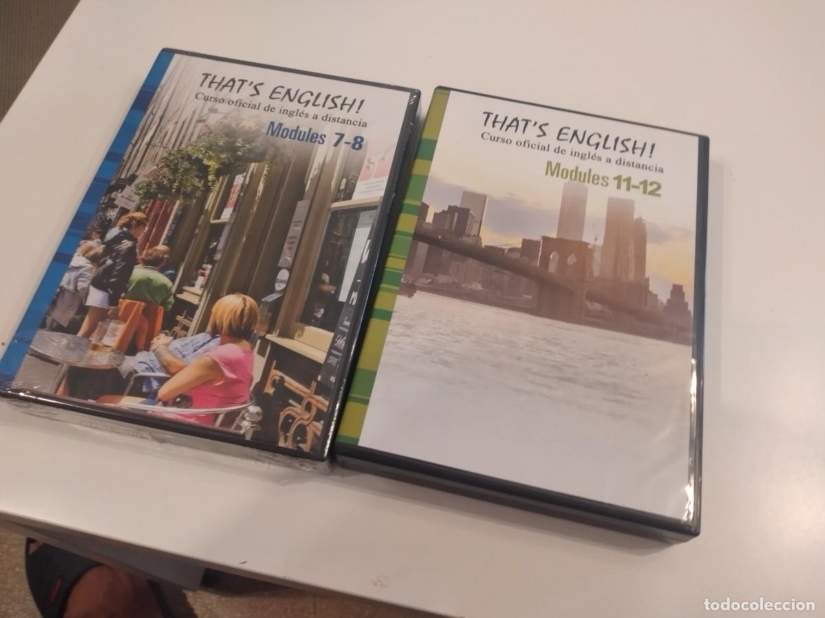 Kino: M-58 LOTE DE DOS ESTUCHES DE DVD THAT`S ENGLISH CURSO OFICIAL DE INGLES A DISTANCIA