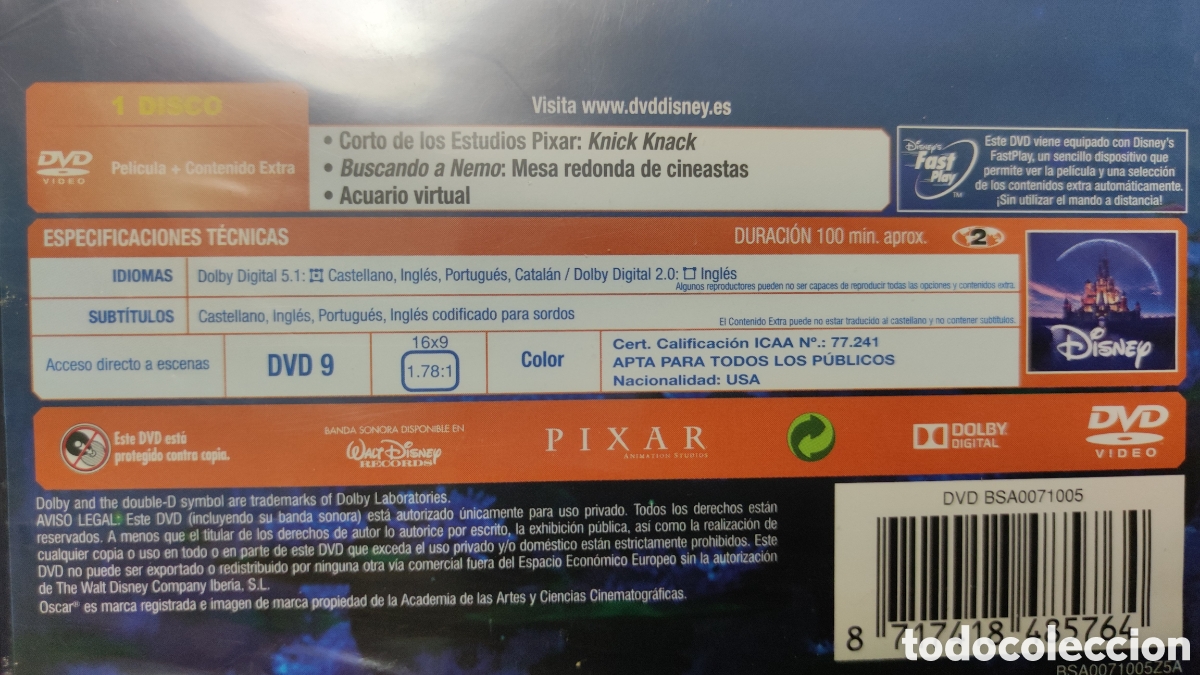 Cine: Buscando a Nemo dvd - Foto 2