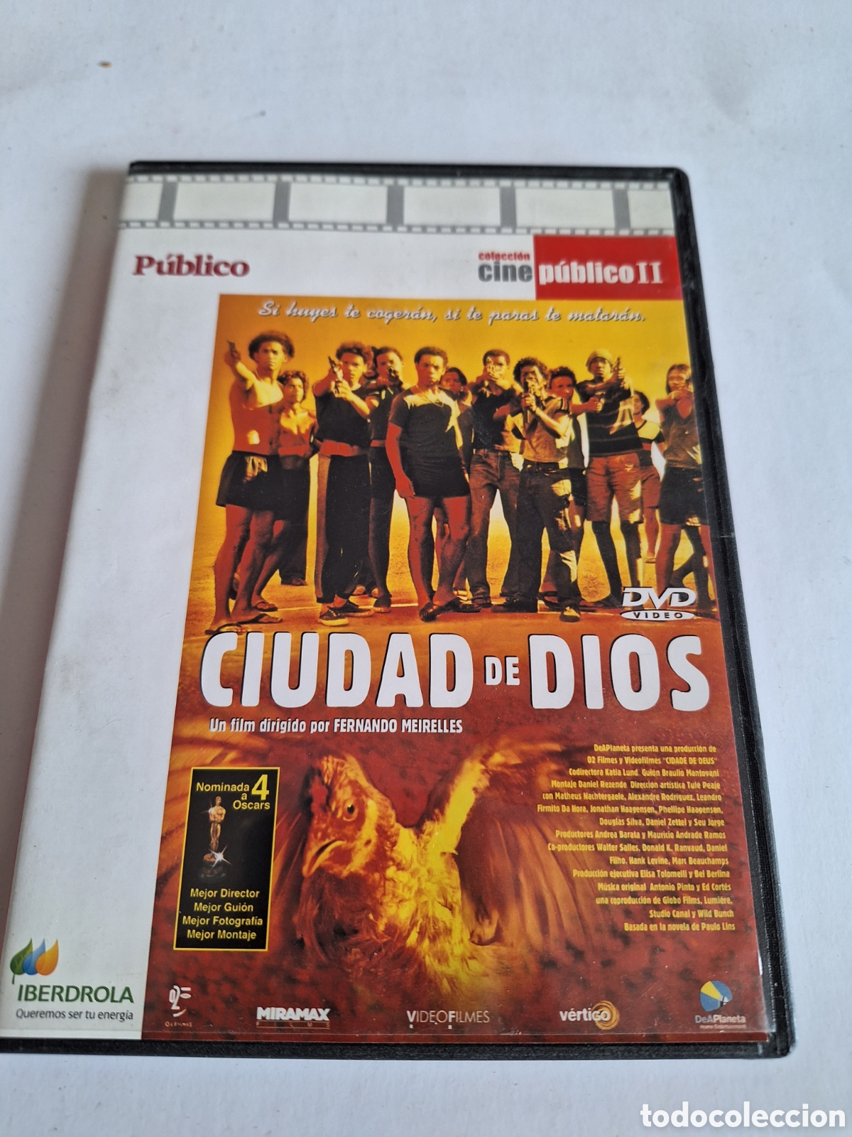 Cine: DVS32 ciudad de dios DVD TAPA FINA SEGUNDAMANO