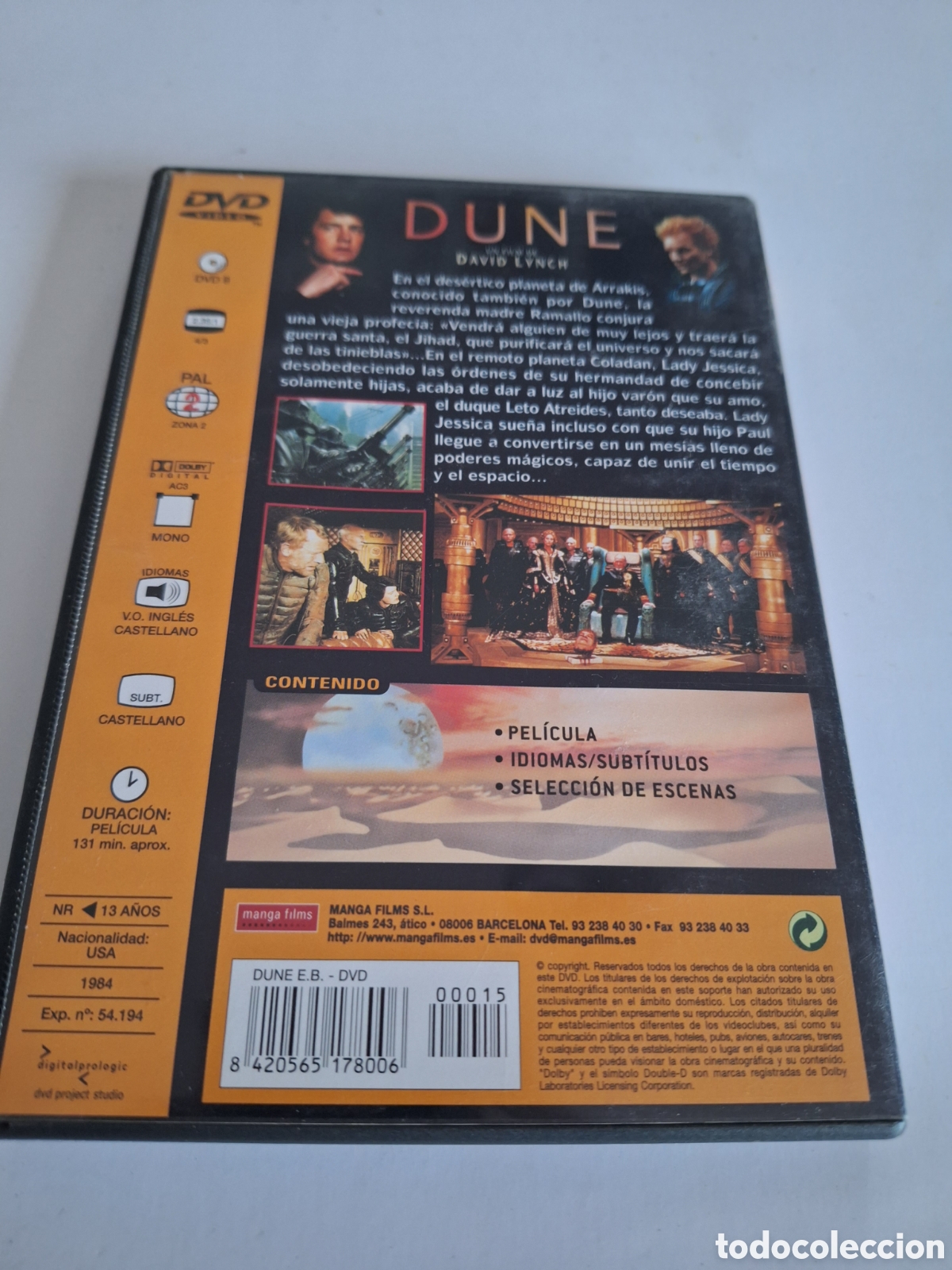 Cine: CND29 dune DVD COMO NUEVO - Foto 2