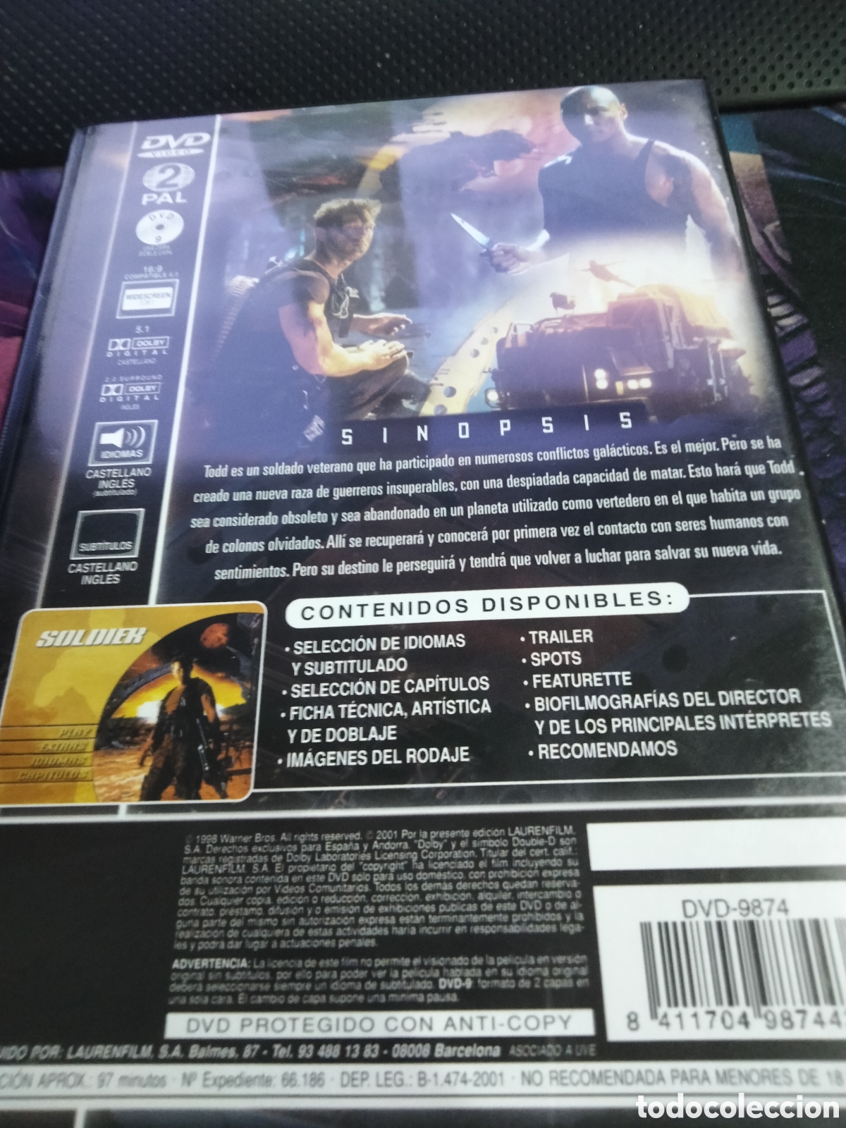 Cine: Soldier dvd ---------- - Foto 2