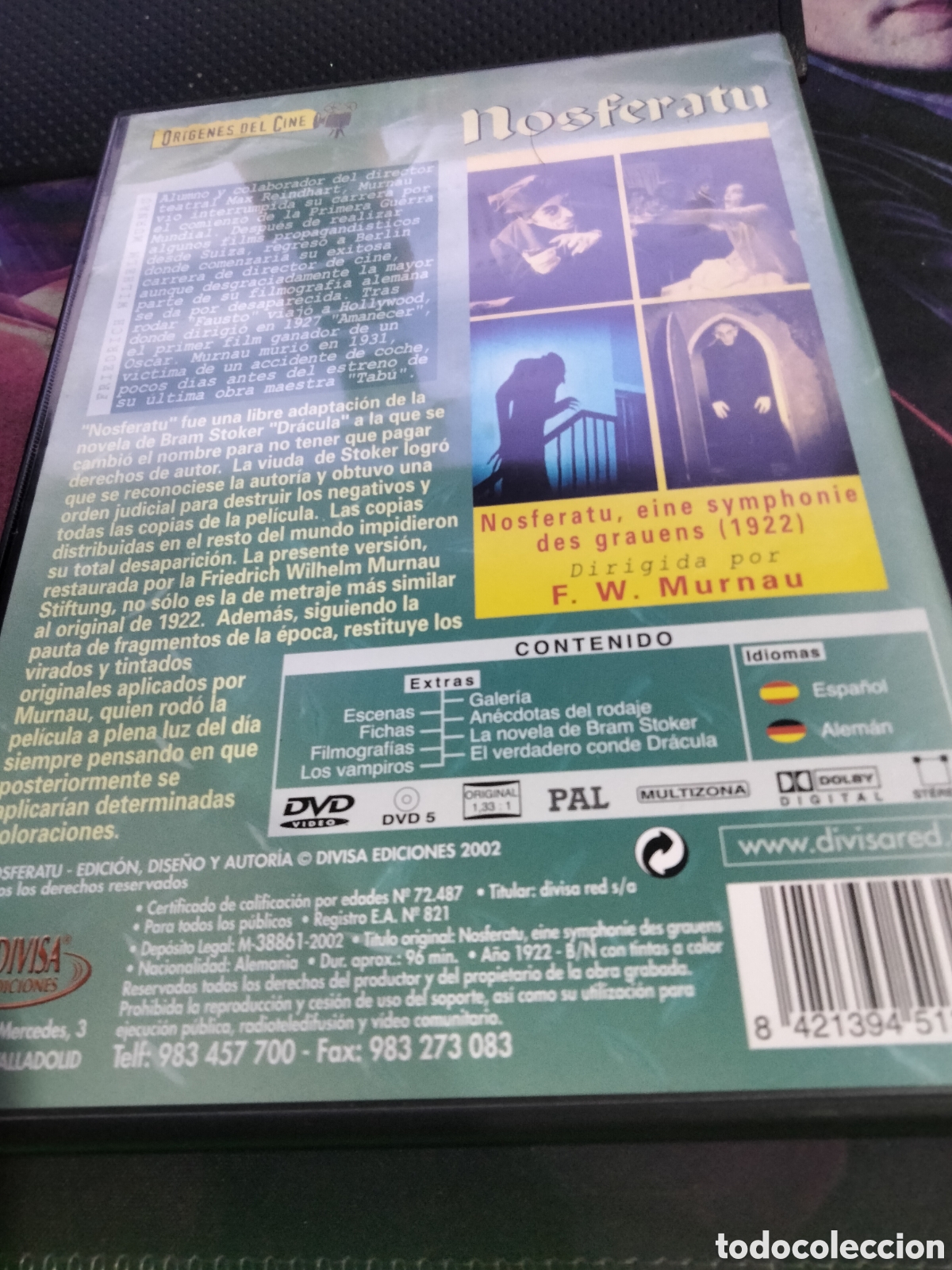 Cine: Nosferatu dvd ----- 199 - Foto 2