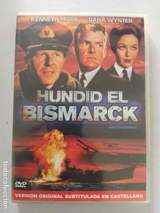 Cine: DVD HUNDID EL BISMARCK - V.O.S.E. - KENNETH MORE (P5)