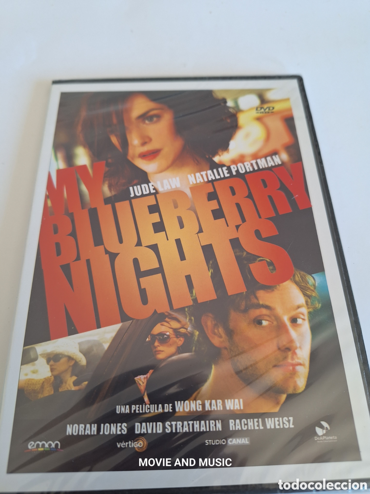 Cinema: TF1 my blueberry nights DVD TAPA FINA NUEVO PRECINTADO