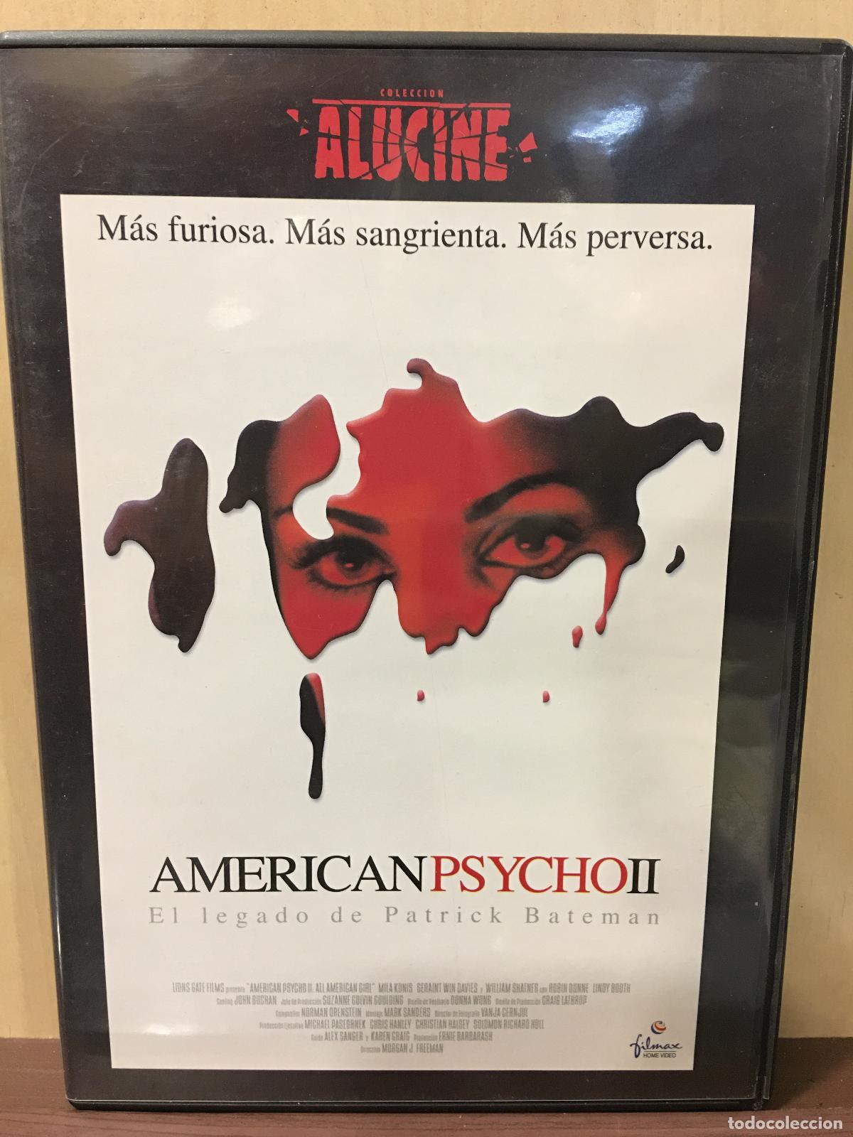 Cine: American Psycho II [DVD] Colecci&cent;n ALUCINE (2&ordf; Mano - Bueno)