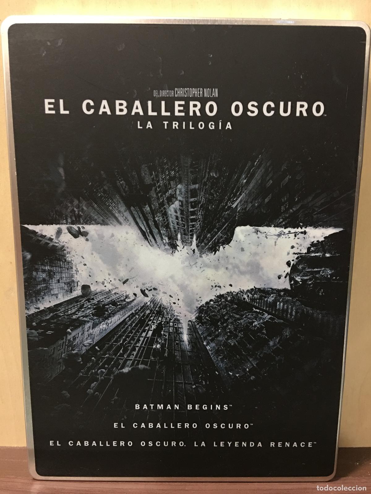 Cine: El Caballero Oscuro - La Trilog&iexcl;a Steelbook (2&ordf; Mano - Bueno)