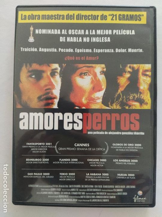 Cine: DVD AMORES PERROS - ALEJANDRO GONGALEZ I&Ntilde;ARRITU (M7)