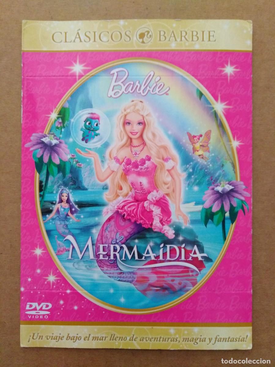 Cine: DVD Cl&aacute;sicos Barbie: Mermaidia (Mattel/Universal, 2006). Con extras. 74 minutos.