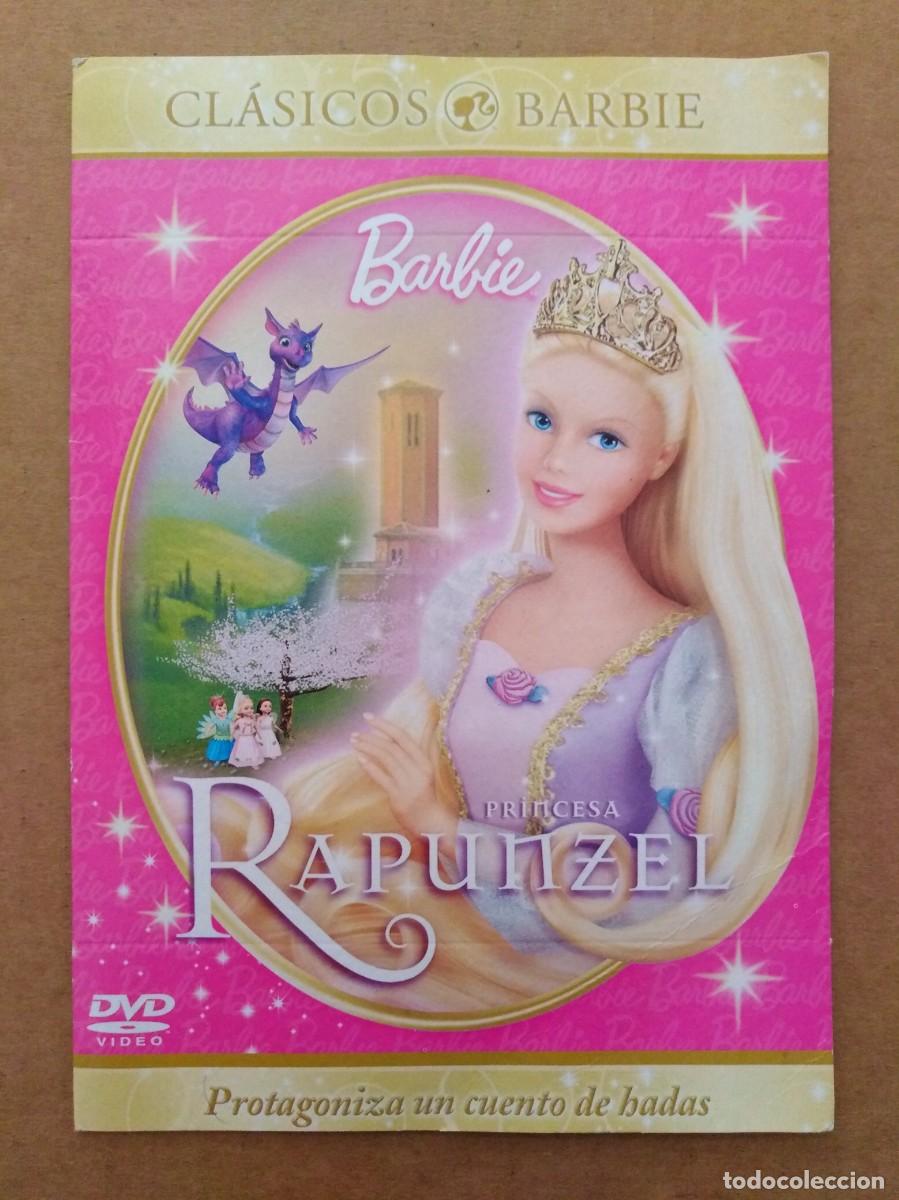 Cine: DVD Cl&aacute;sicos Barbie: Rapunzel (Mattel/Universal, 2002). Con extras. 75 minutos.