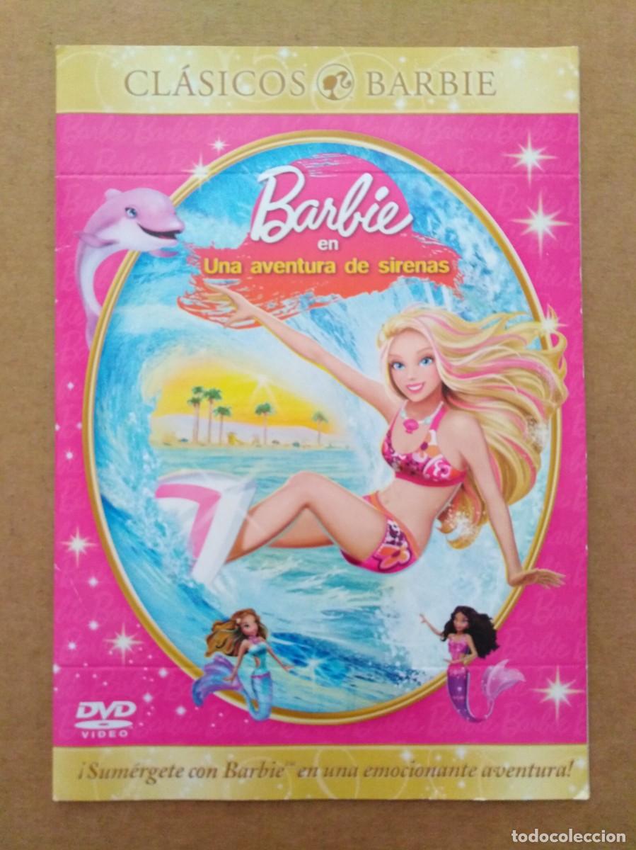 Cine: DVD Cl&aacute;sicos Barbie: Una Aventura de Sirenas (Mattel/Universal, 2011). Con extras. 70 minutos.