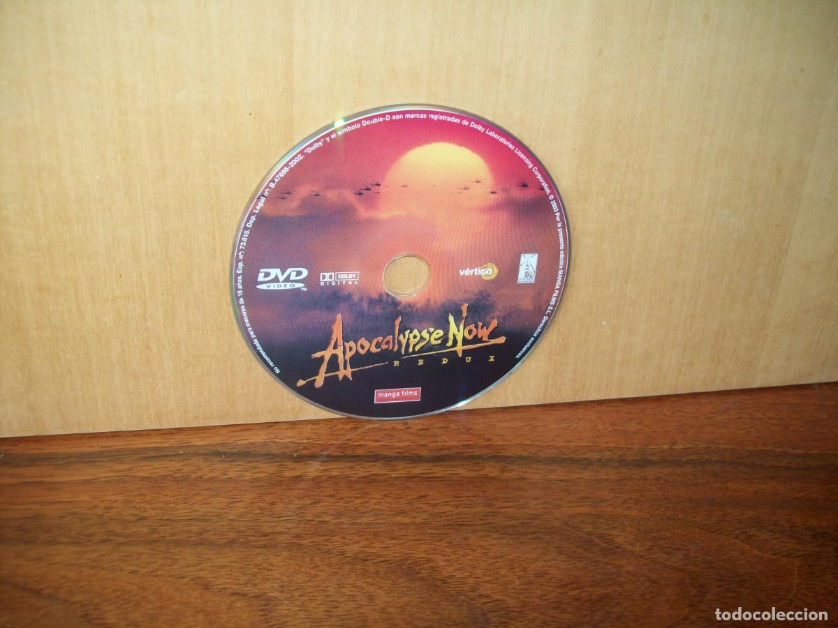 Cine: APOCALIPSE NOW REDUX - SOLO DVD SIN CARATULAS, NI CAJA COMO NUEVO