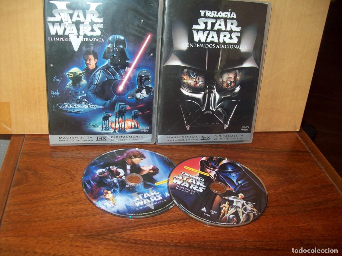 Cine: STAR WARS V - EL IMPERIO CONTRAATACA - DVD + DVD CONTENIDOS ADICIONALES TRILOGIA STAR WARS