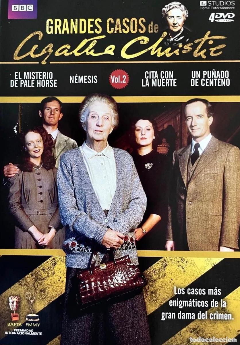 Cine: DVD. GRANDES CASOS DE AGATHA CHRISTIE. VOLUMEN 2. 4 DVD. Poirot. Miss Marple. PRODUCCI&Oacute;N BBC.