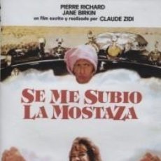 Cine: SE ME SUBIO LA MOSTAZA - PIERRE RICHARD , JANE BIRKIN DVD NUEVO