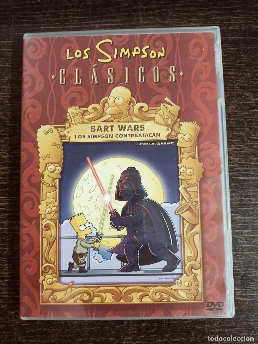 Cinema: DVD LOS SIMPSON CLASICOS. BART WARS. LOS SIMPSON CONTRAATACAN. COMO NUEVO
