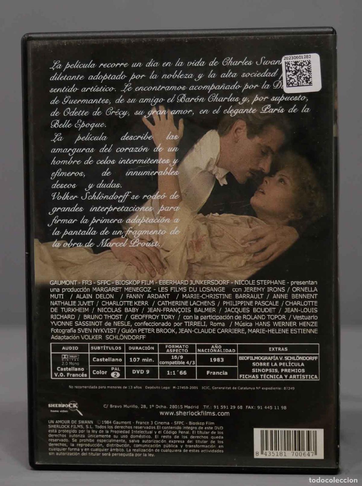 Cine: DVD. EL AMOR DE SWANN - Foto 2
