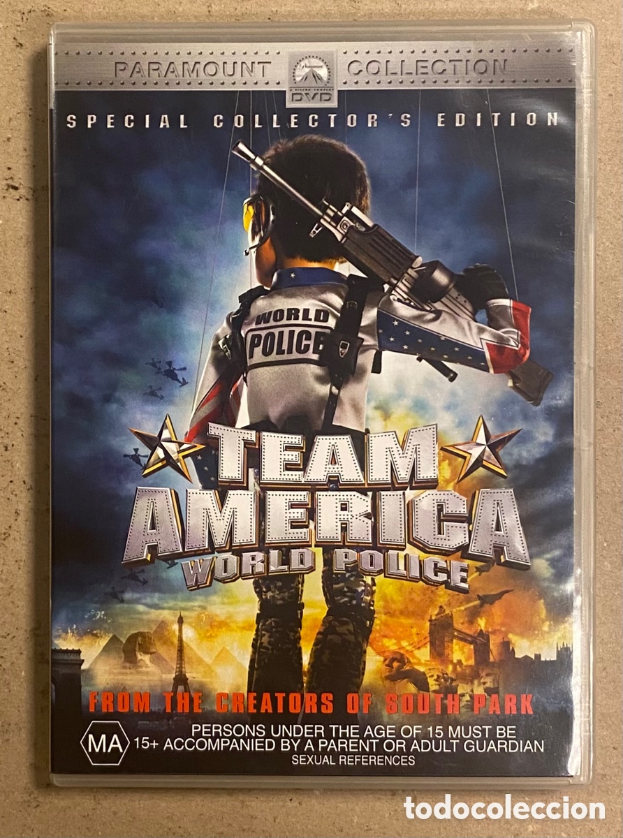 Cine: DVD. TEAM AMERICA WORLD POLICE. SPECIAL COLLECTORS EDITION.