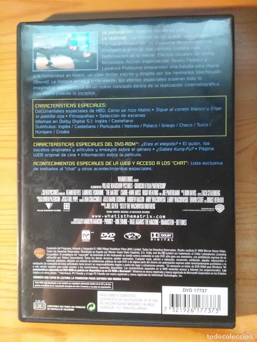 Cine: MATRIX DVD A 0,50&euro; - Foto 2
