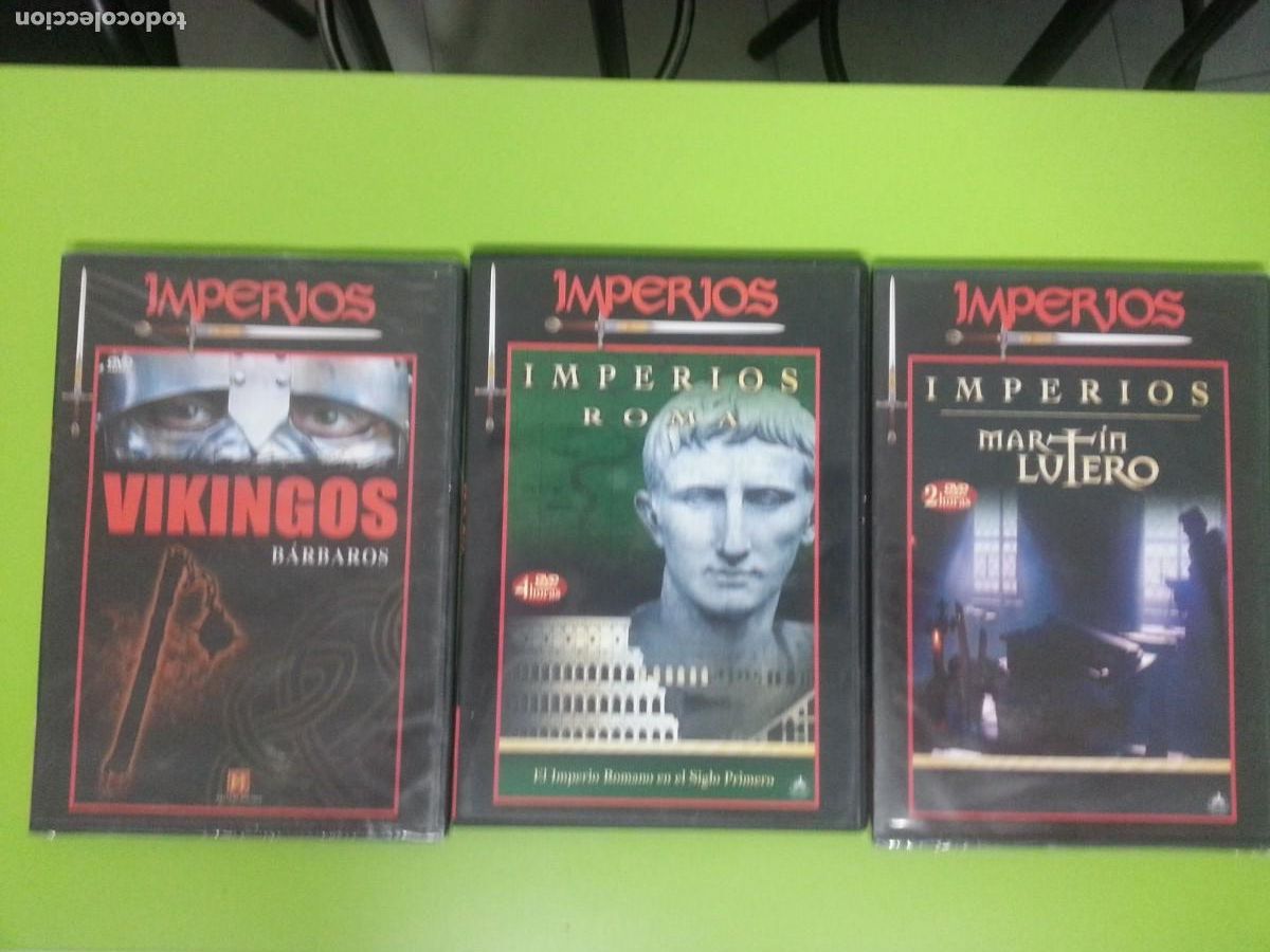 Cine: IMPERIOS CANAL HISTORIA - LOTE 9 SIN ABRIR