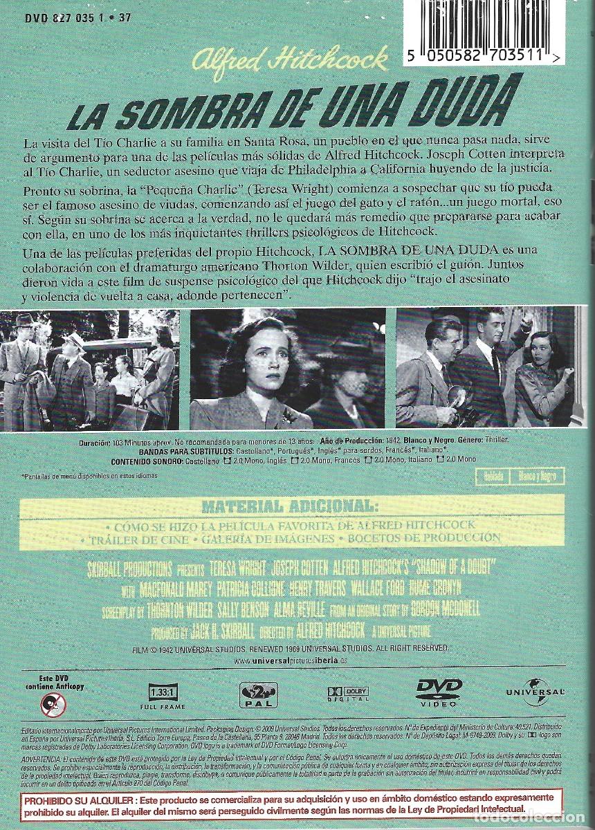 Cine: LA SOMBRA DE UNA DUDA TERESA WRIGHT - Foto 2
