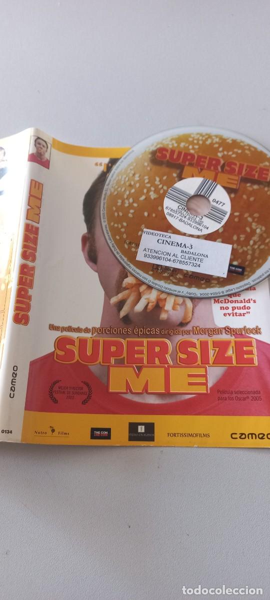 Cinema: Pel&iacute;cula dvd Super size me