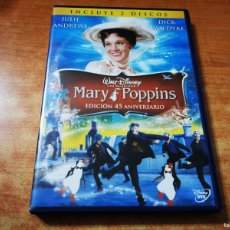 Cine: MARY POPPINS DISNEY 2 DVD ESPAÑA EDICION 45 ANIVERSARIO JULIE ANDREWS DICK VAN DYKE DAVID TOMLINSON