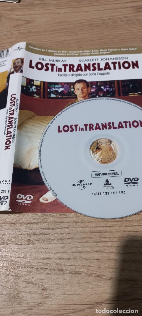 Cinema: Pel&iacute;cula dvd Lost in translation