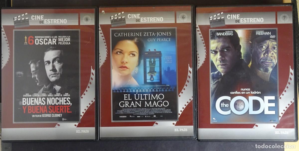 Cinema: LOTE DE 3 DVD ,PEL&Iacute;CULAS VARIADAS, CINE DE ESTRENO EL PAIS, VER FOTOS
