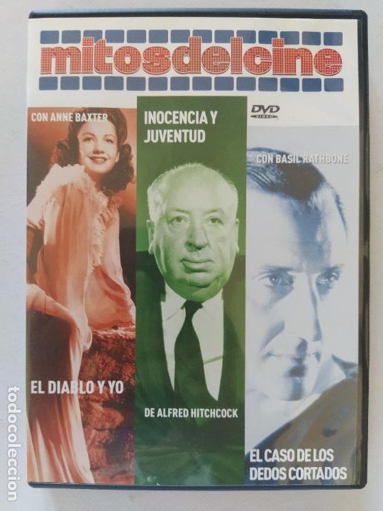 Cine: DVD EL DIABLO Y YO / INOCENCIA Y JUVENTUD / EL CASO DE LOS DEDOS CORTADOS (HV)