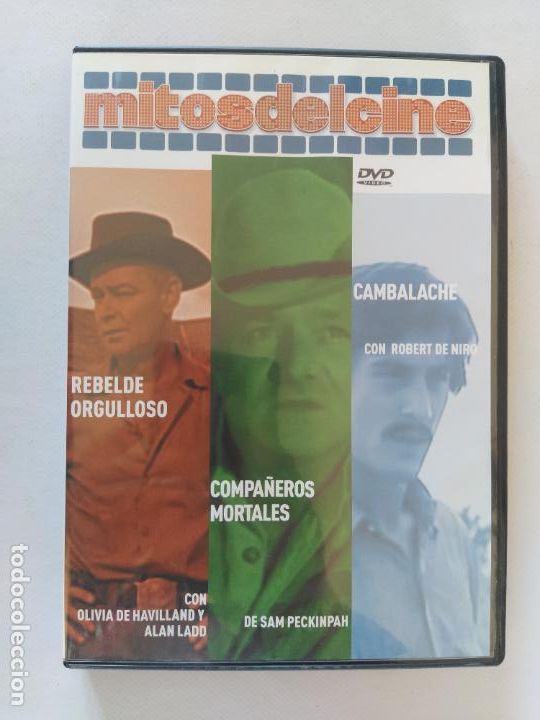 Cine: DVD REBELDE ORGULLOSO / COMPA&Ntilde;EROS MORTALES / CAMBALACHE (212)