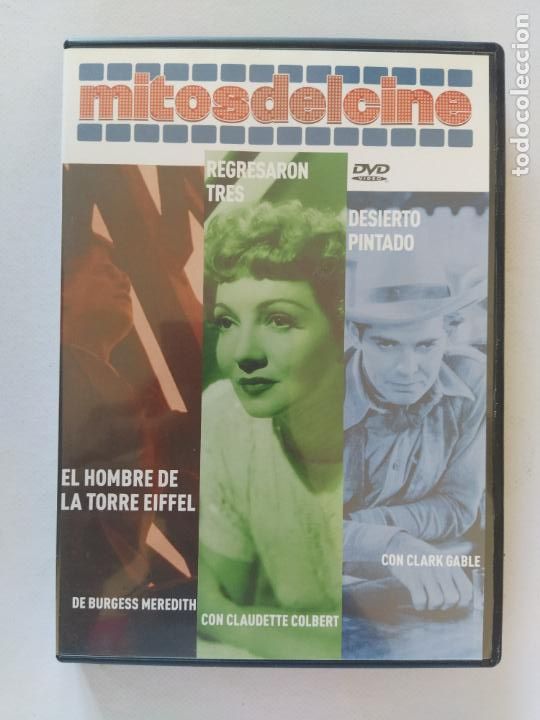 Cine: DVD EL HOMBRE DE LA TORRE EIFFEL / REGRESARON TRES / DESIERTO PINTADO (213)