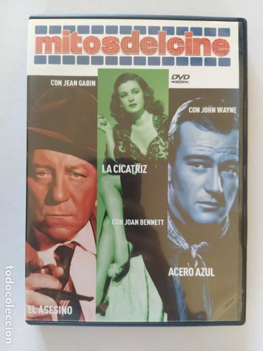 Cin&eacute;ma: DVD EL ASESINO / LA CICATRIZ / ACERO AZUL (188)