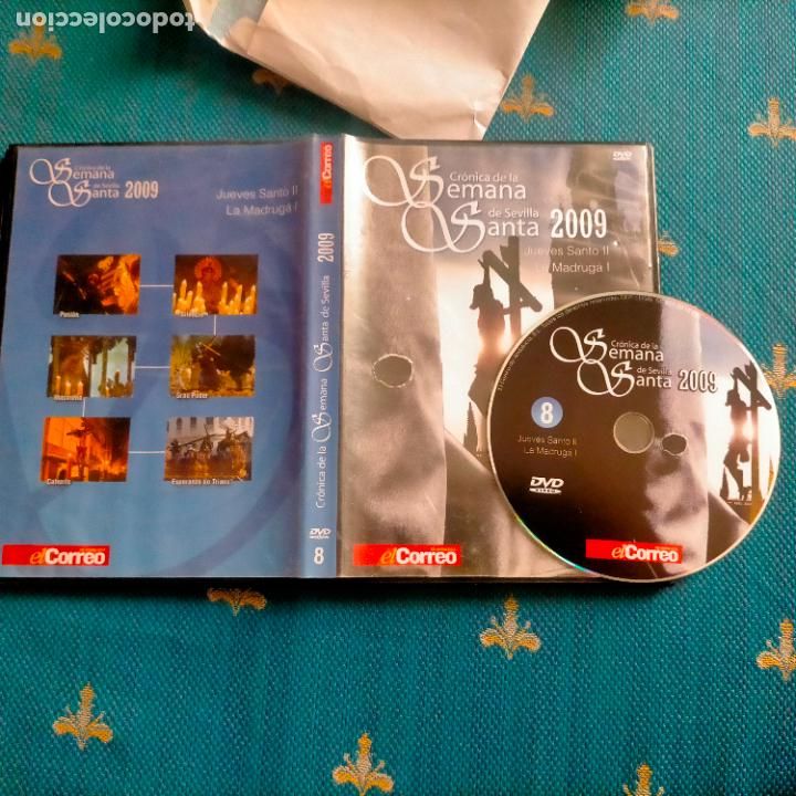Cine: DVD CRONICA DE LA SEMANA SANTA DE SEVILLA 2009 JUEVES SANTO II LA MADRUGA I EL CORREO VOLUMEN 8