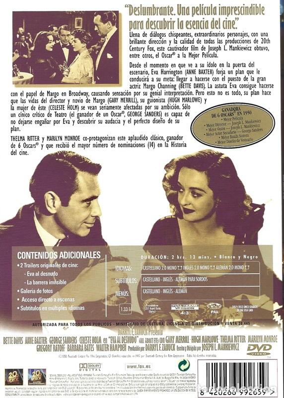 Cine: EVA AL DESNUDO BETTE DAVIS - Foto 2