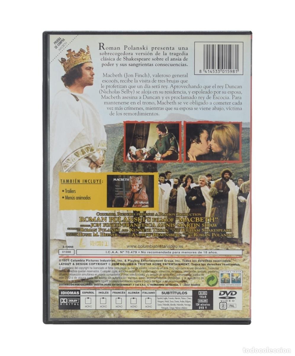 Cine: MACBETH (DVD) - POLANSKI, Roman - Foto 2