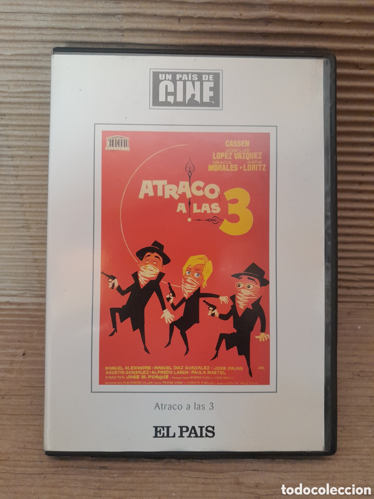 Cin&eacute;ma: Atraco a las 3. Pel&iacute;cula dvd