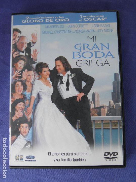 Cinema: Pel&iacute;cula DVD Mi gran boda griega, Nia Vardalos, John Corbett