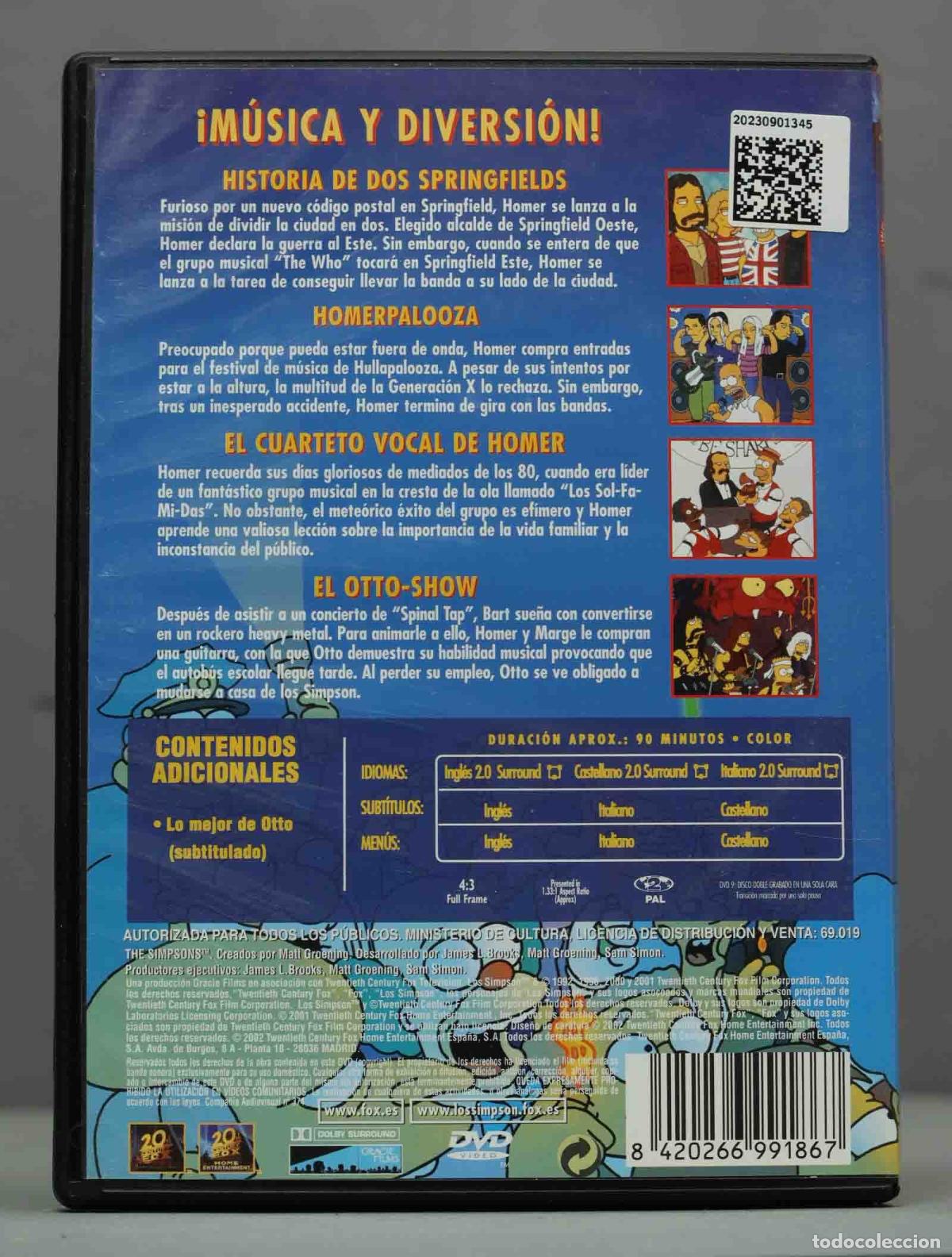 Cine: DVD. LOS SIMPSONS DAN LA NOTA - Foto 2