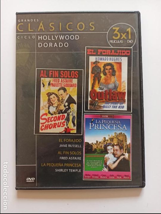 Cin&eacute;ma: DVD CICLO HOLLYWOOD DORADO: EL FORAJIDO / AL FIN SOLOS / LA PEQUE&Ntilde;A PRINCESA - CAJA SLIM (027)