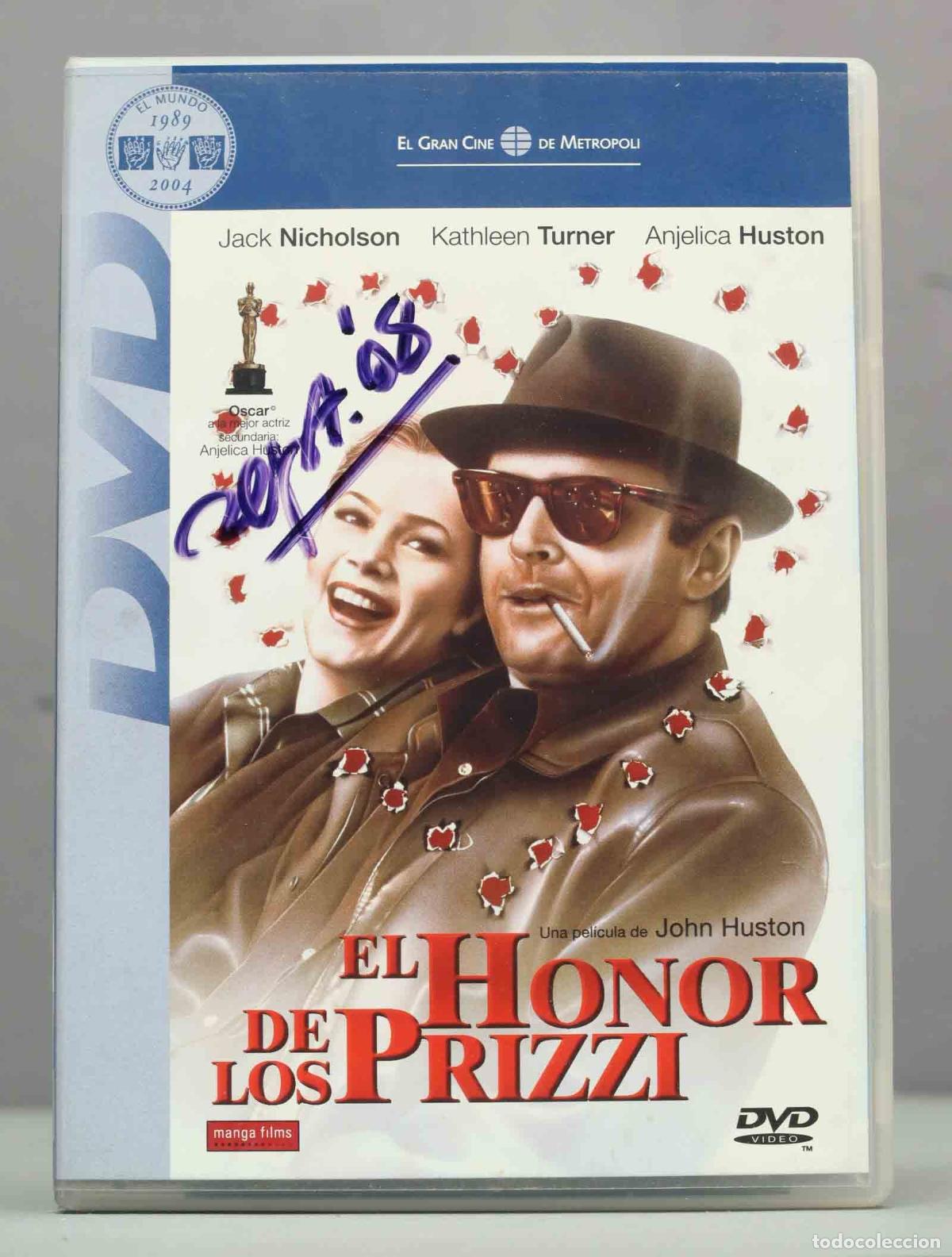 Cine: DVD. EL HONOR DE LOS PRIZZI - Foto 1