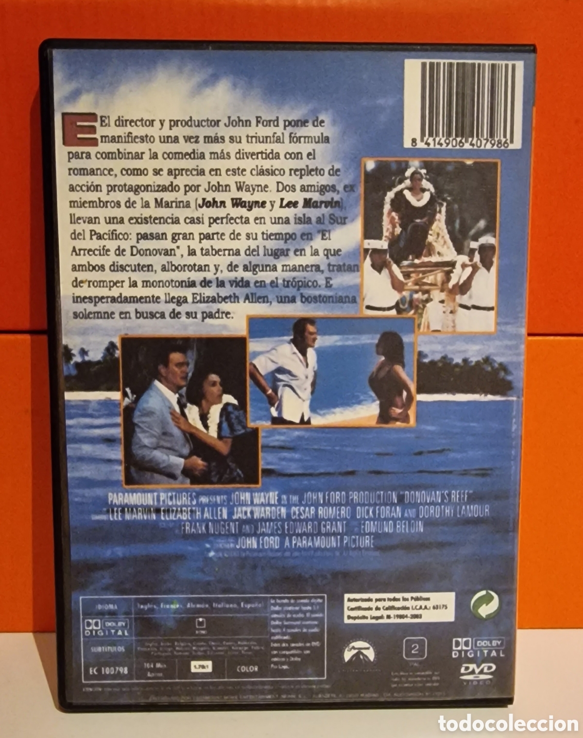 Cine: DVD LA TABERNA DEL IRLANDES - JOHN WAYNE - Foto 2