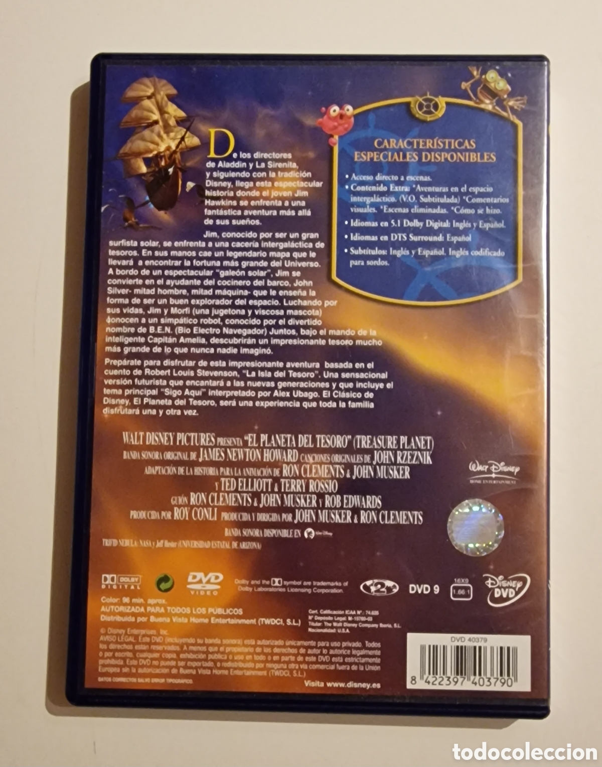 Cine: DVD El planeta del tesoro - Foto 2