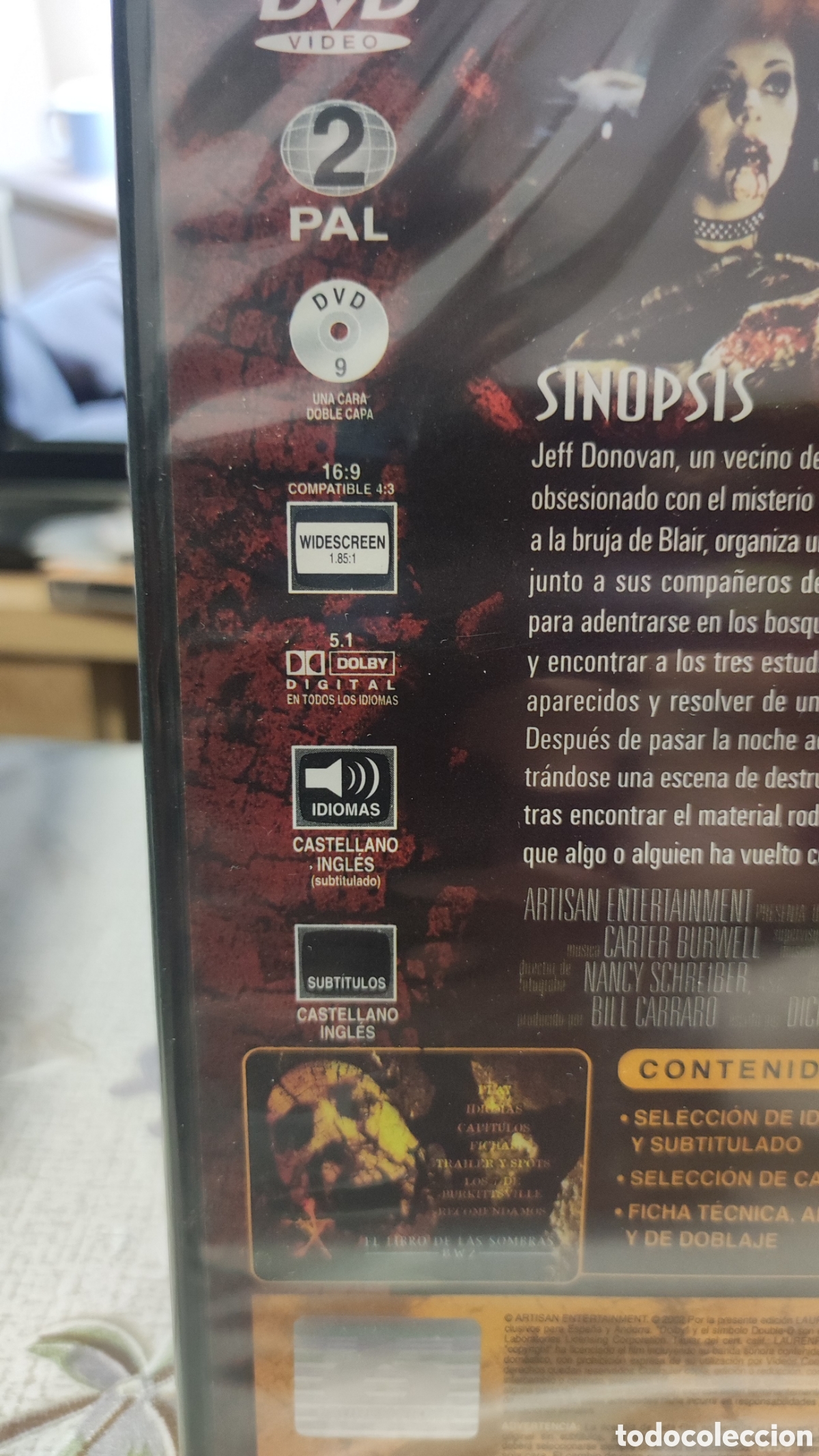Cine: El Libro de las Sombras dvd - Foto 2