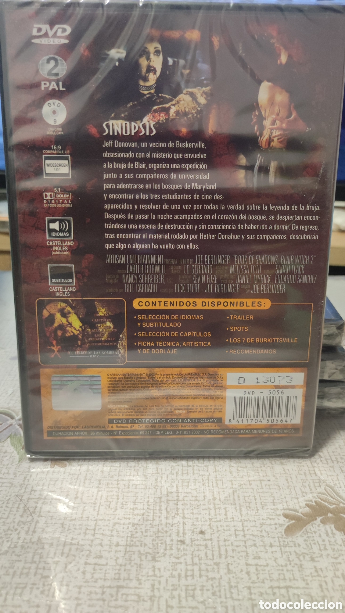 Cine: El Libro de las Sombras dvd - Foto 3