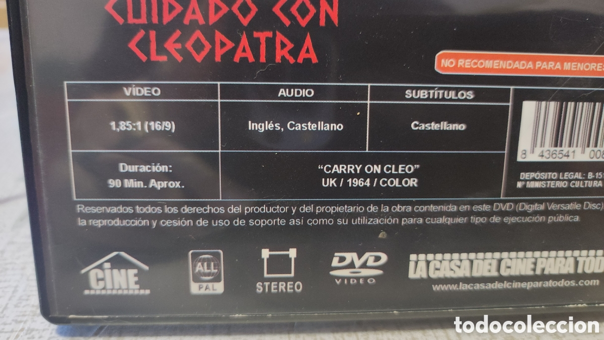 Cine: Cuidado con Cleopatra dvd - Foto 4