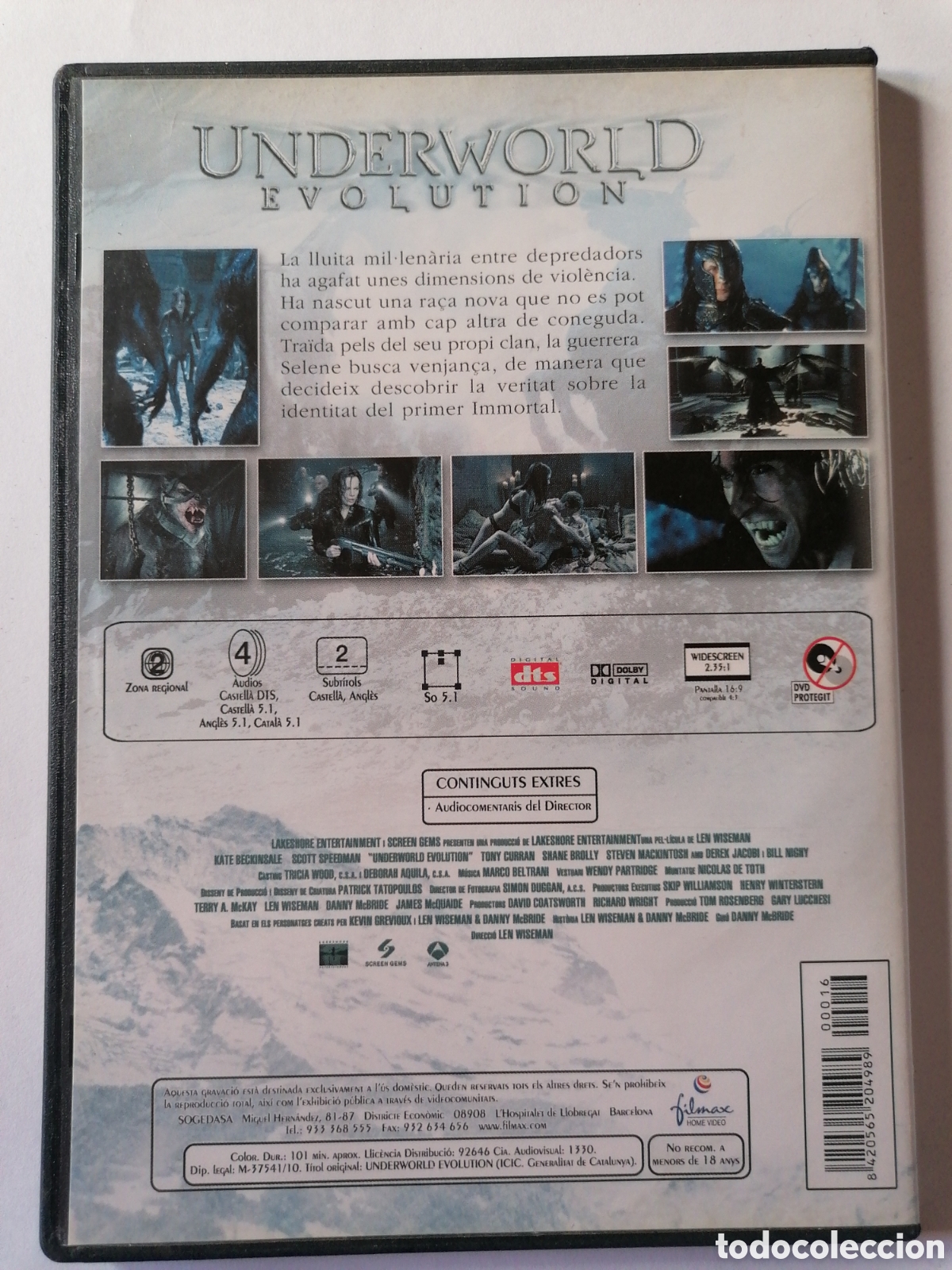 Cine: UNDERWORLD EVOLUTION (DVD SLIM SEGUNDA MANO) - Foto 2